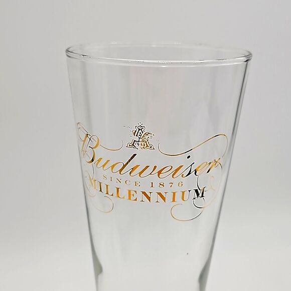 Set of 2 Budweiser Millennium  Footed Pilsner Glasses - Anheuser-Busch - Picture 6 of 8